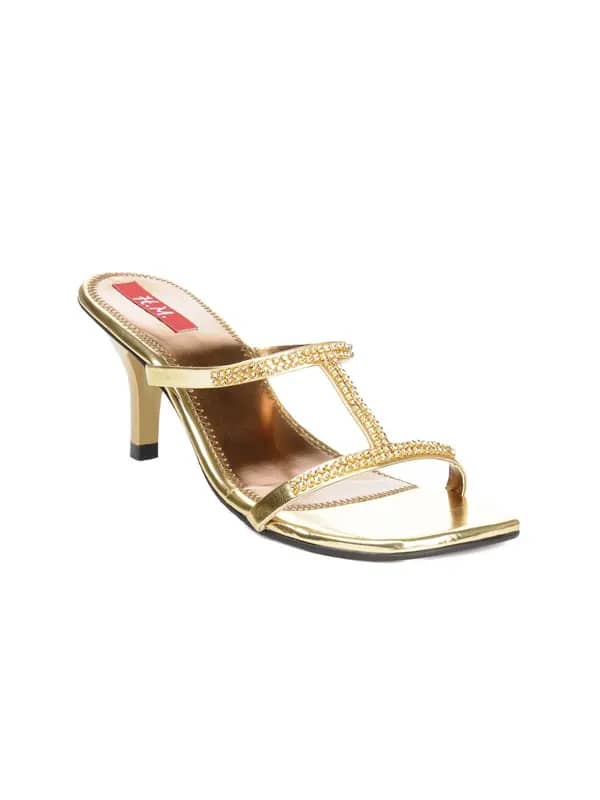 HM Women Golden Heels