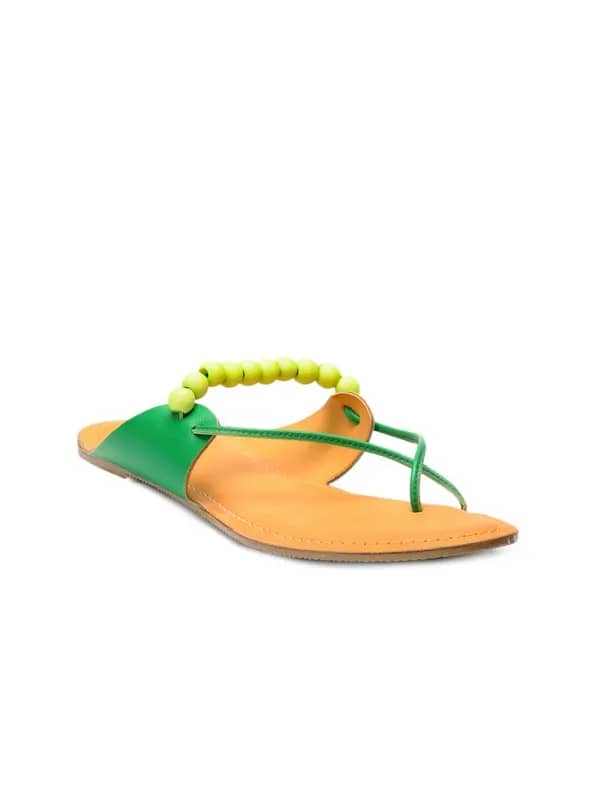 HM Women Green Flats