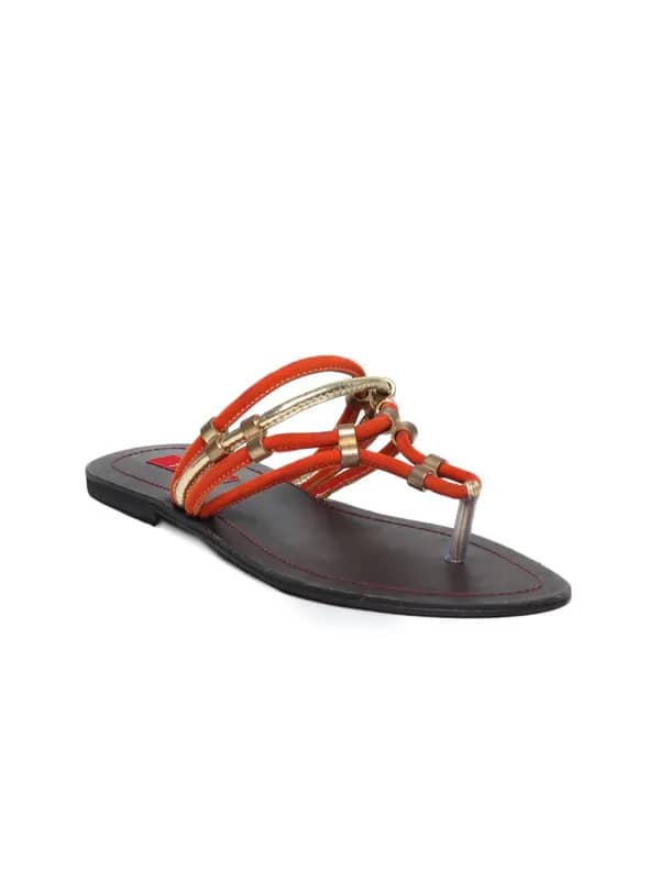 HM Women Orange Flats