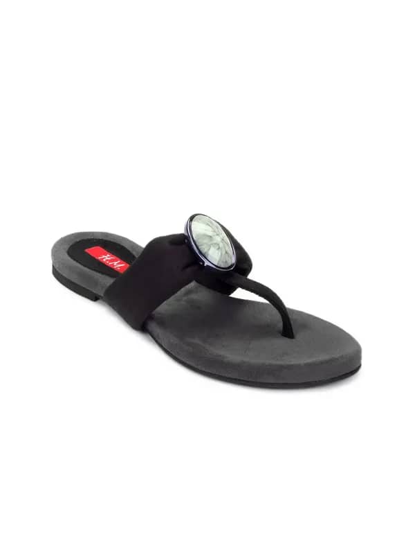 HM Women Black Sandals