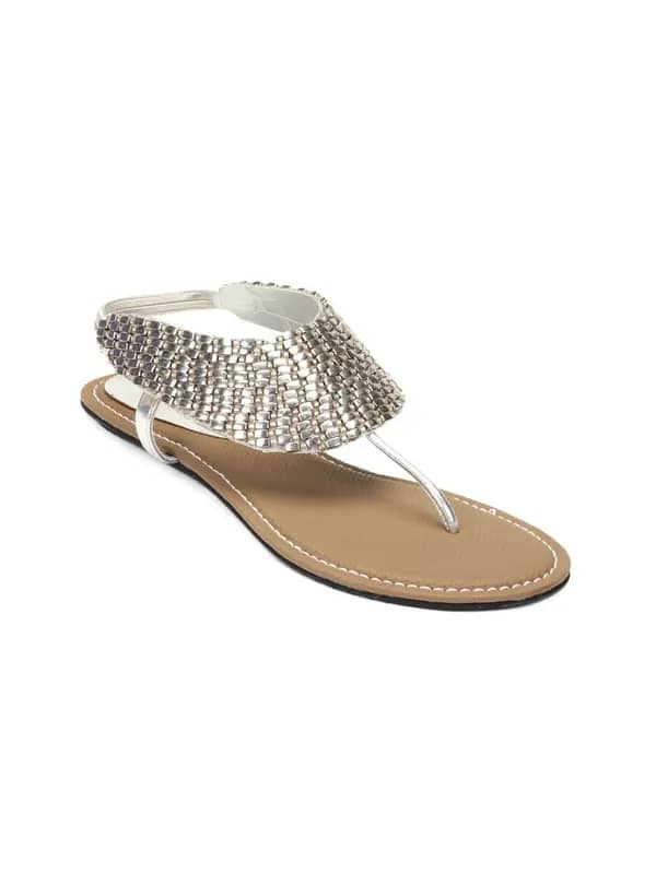 HM Women Silver Sandals