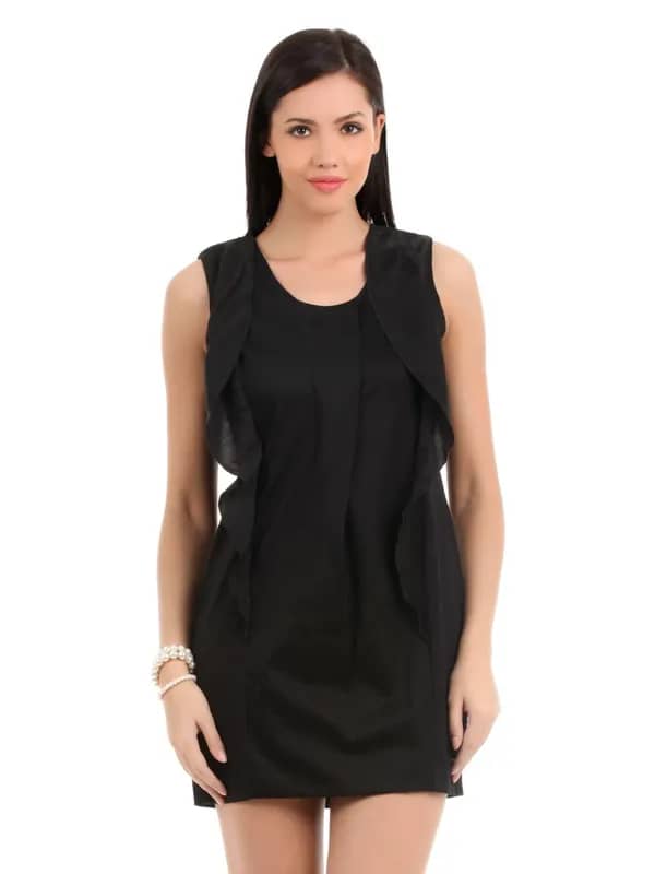 Elle Black Sheath Dress