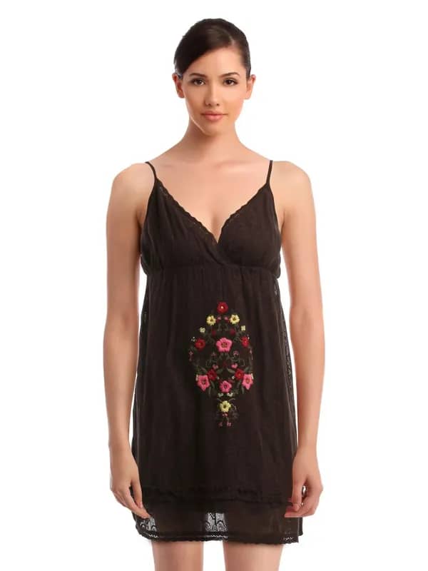 Elle Women Brown Dress