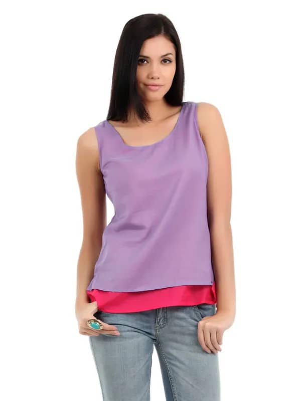 Elle Women Lavender Top