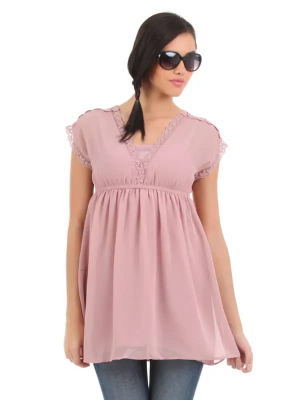 Elle Women Pink Tunic