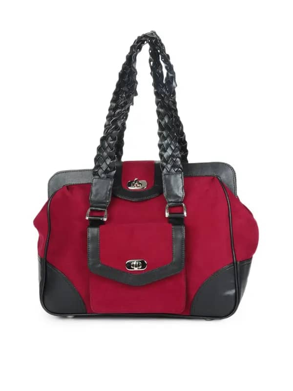 Murcia Women Red & Black Handbag