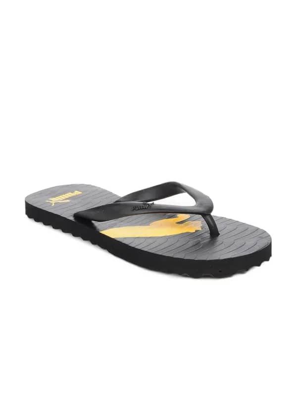 Puma Unisex Black Flip Flops