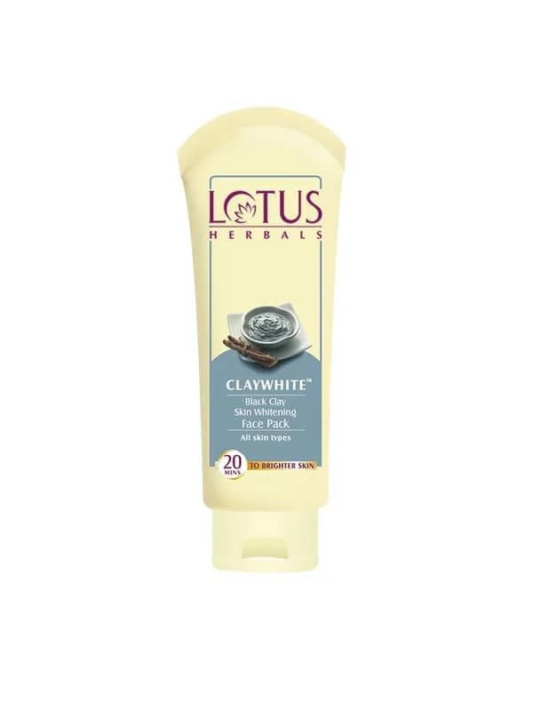 Lotus Herbals Women Clay White Black Clay Skin Whitening Face Pack