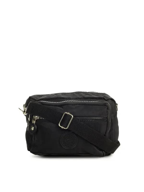 Lino Perros Unisex Black Sling Bag