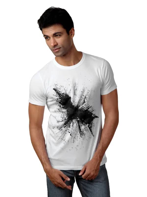 French Connection Men White T-shirt