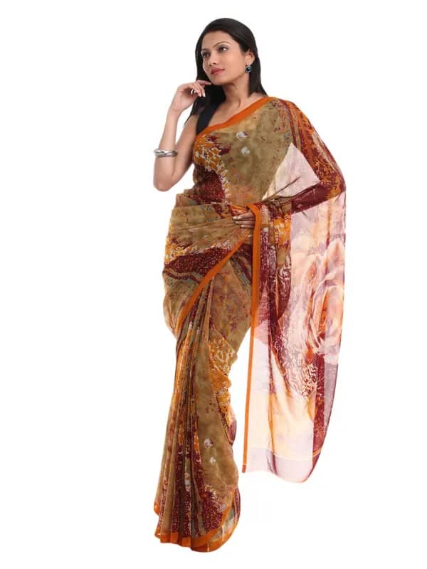 Prafful Multi Coloured Sari