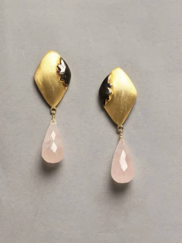 Rreverie Women Silver Earrings
