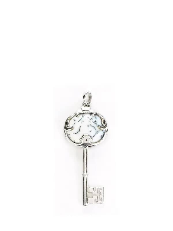 Rreverie Women Silver & White Pendant