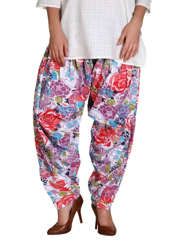 Shree Women Multi Coloured Patiala