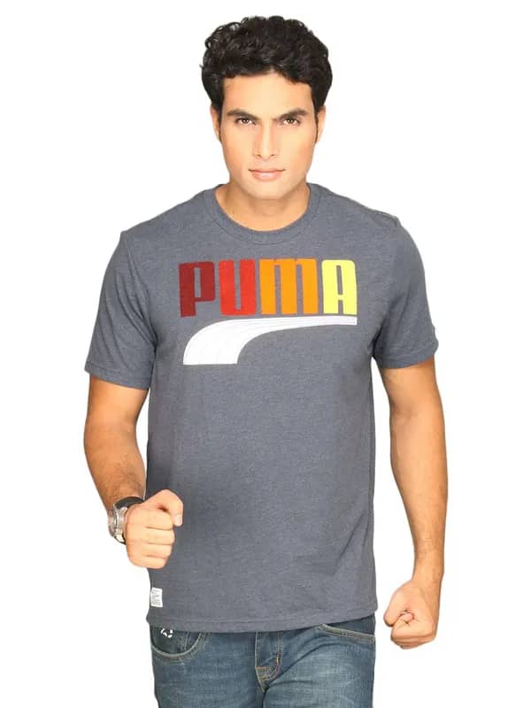 Puma Men's Lifestyle Graphic Mood Indigo T-shirt
