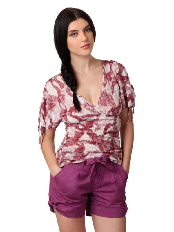 Tonga Women Maroon Top