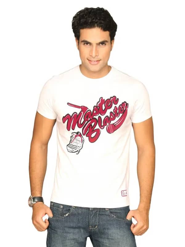 ADIDAS Men's Master Shoe White T-shirt