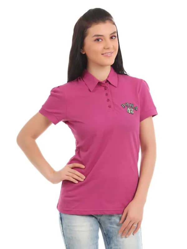 Puma Women Pink T-shirt