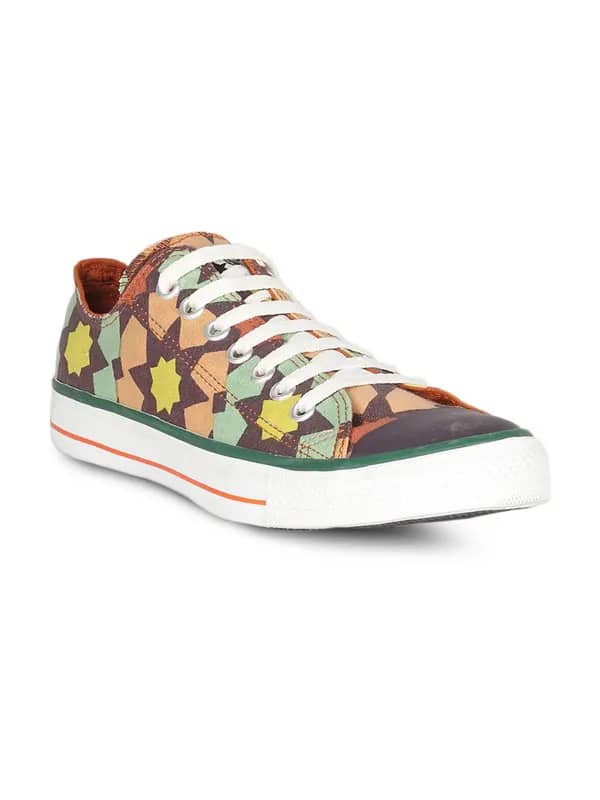 Converse Uniex As Floral Print Ox Brown Shoe
