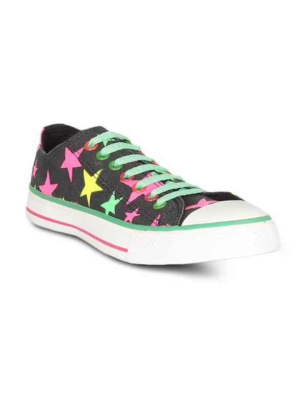 Converse Unisex As Star Print Ox Black Shoe
