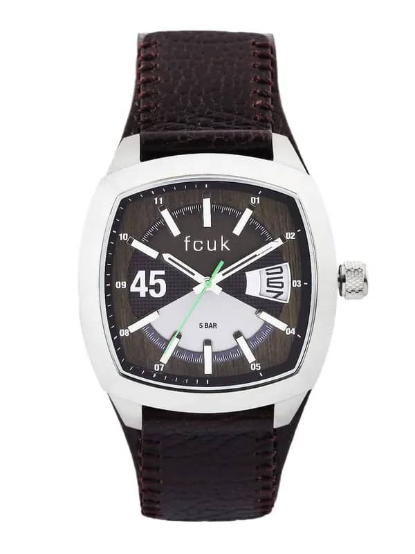 FCUK Men Brown Dial Watch FC1079STGN