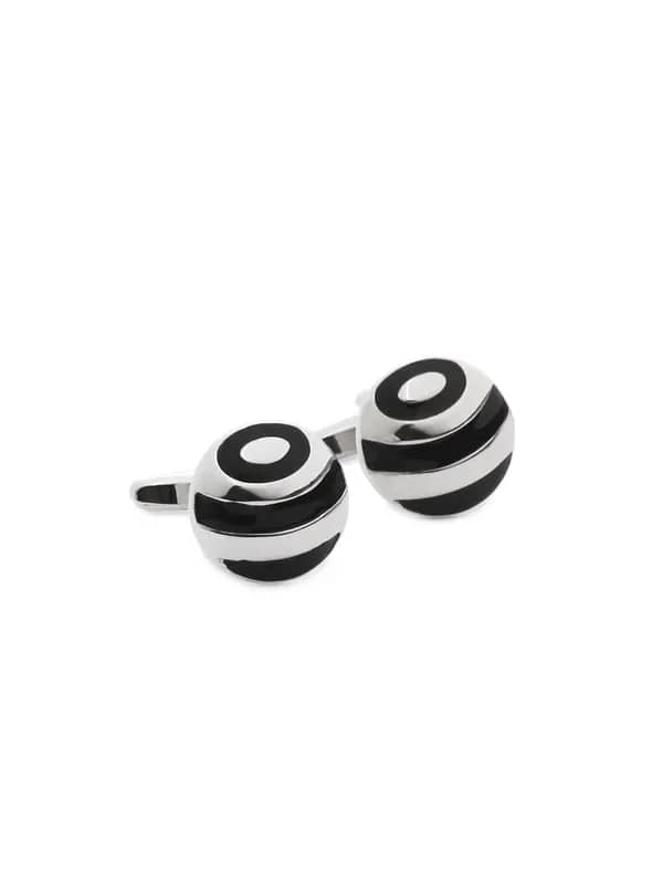 Hakashi Men Black Cufflinks