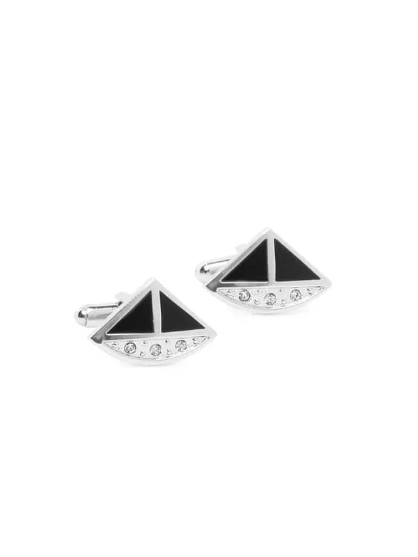 Hakashi Men Black Cufflinks
