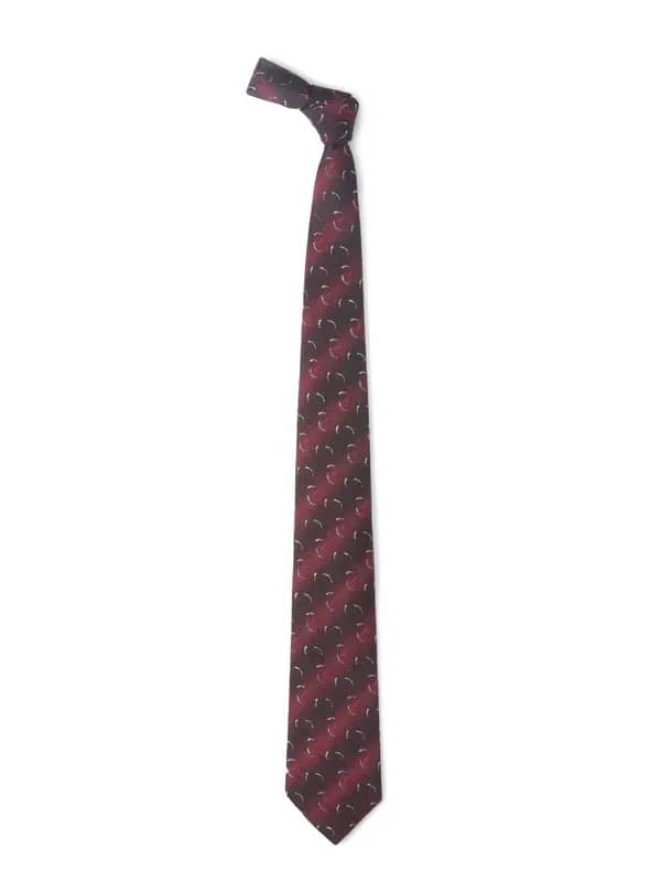 Hakashi Men Maroon Silk Tie