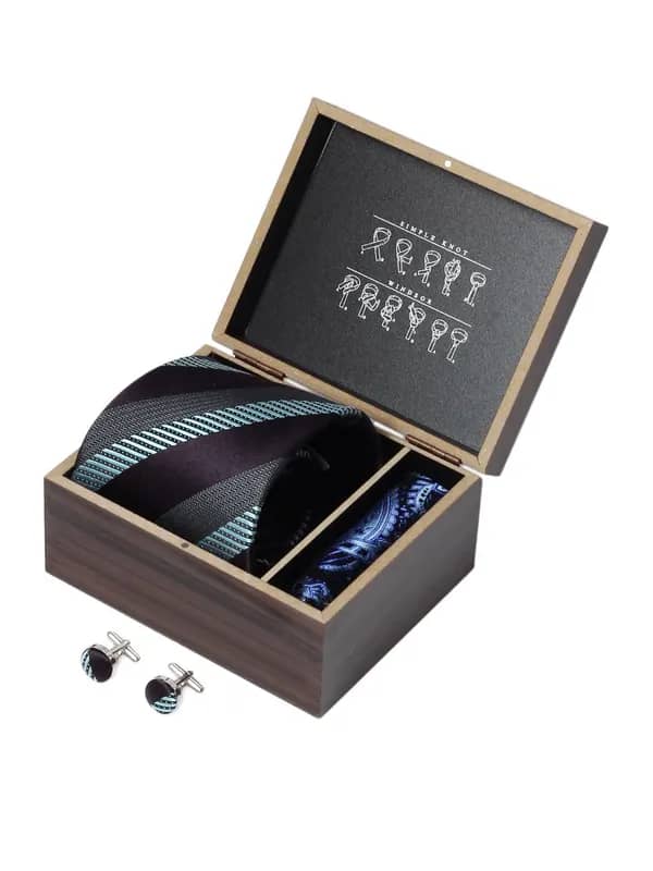 Hakashi Men Combo pack Tie+Cufflink+Pocket square