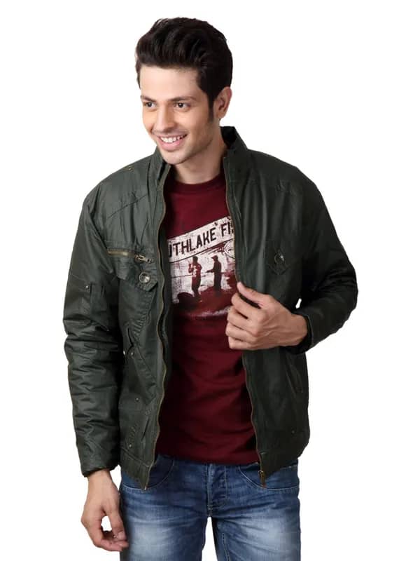 Just Natural Men Olive Jacket