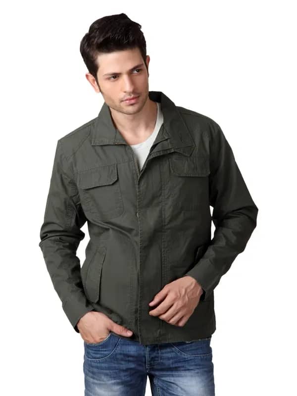 Just Natural Men Olive Jacket