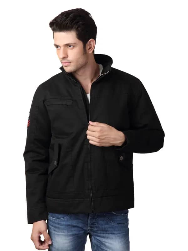 Just Natural Men Black Jacket