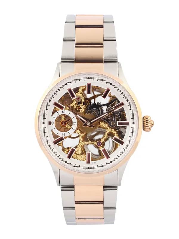 Titan Men Bronze Chronograph Dial Watch