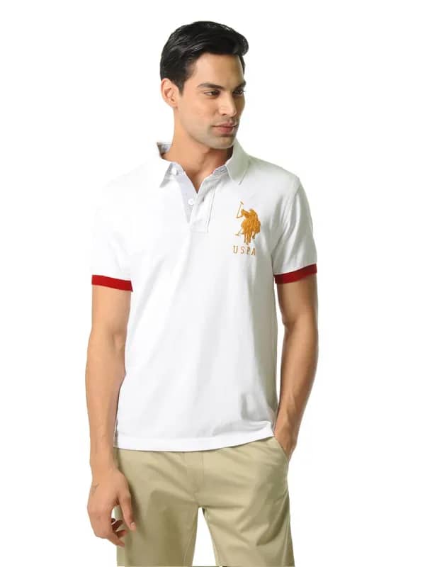 U.S. Polo Assn. Men White T-shirt