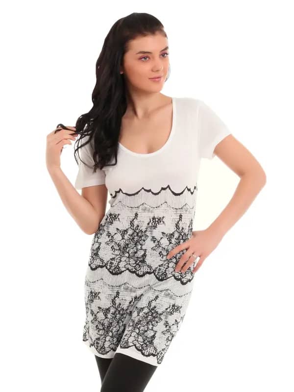 Tokyo Talkies Women White T-shirt