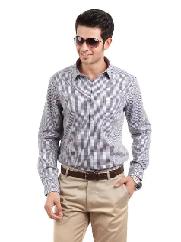 Arrow New York Men Purple Slim Fit Shirt