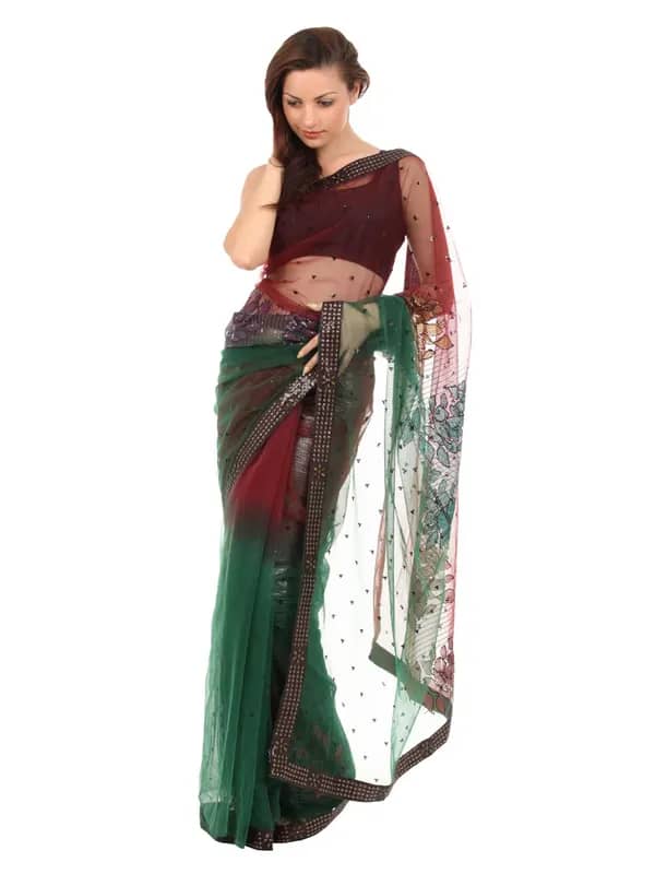 FNF Green Collection for Wedding Sari