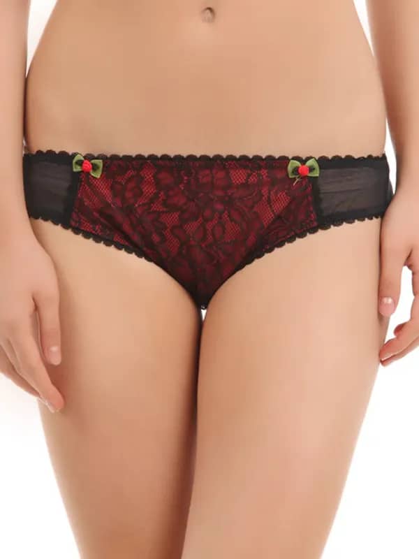 Avirate Red & Black Brief
