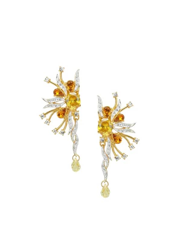Estelle Women Gold Earrings