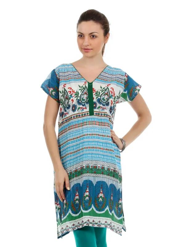 Diva Women Blue Kurta