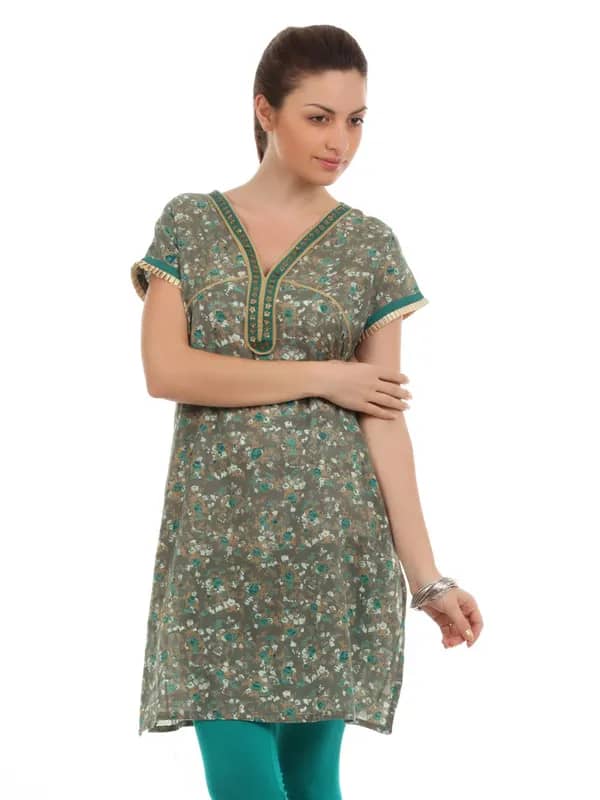 Diva Women Grey Kurta