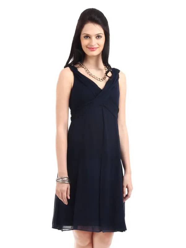Avirate Women Navy Blue Dress