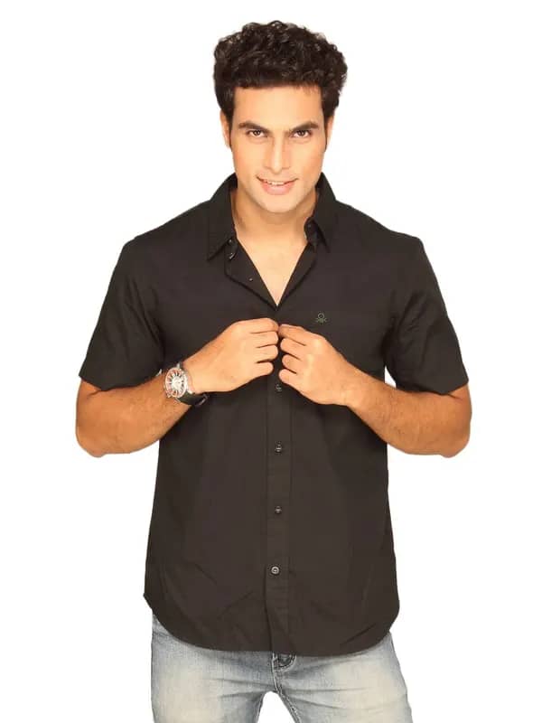 UCB Men Ben Logo Black Shirt