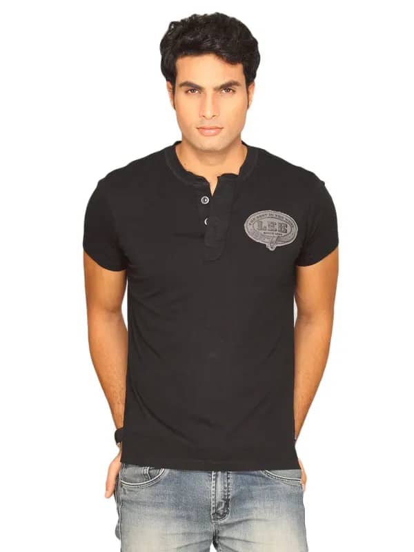 Lee Men's Sheild Black T-shirt