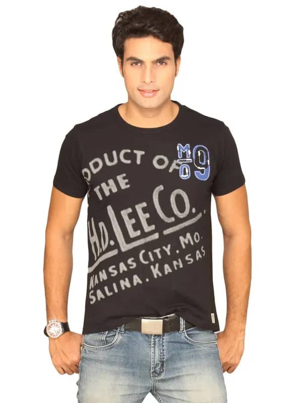 Lee Men's Slash Black T-shirt