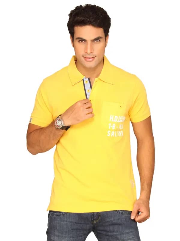 Lee Men's Yellow Brass T-shirt