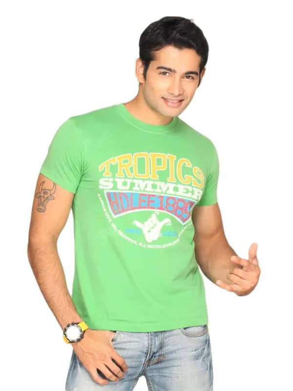 Lee Men's Hand Green T-shirt