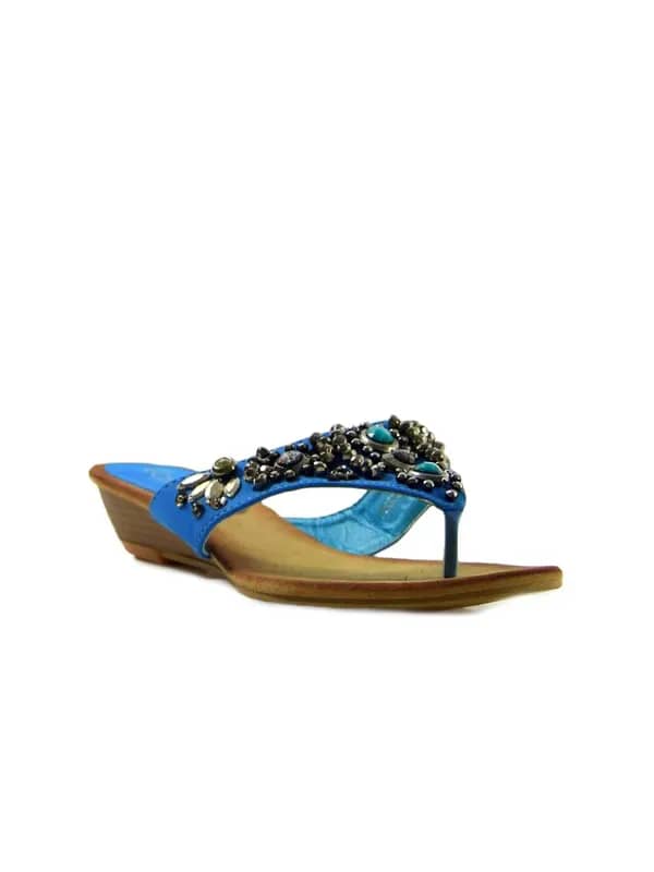 Catwalk Blue Wedges