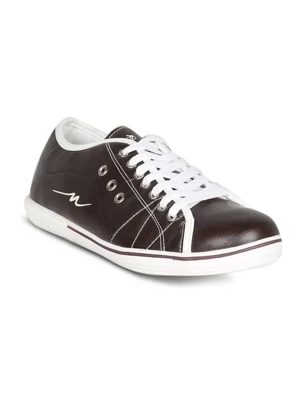 Numero Uno Men's Brown Canvas Shoe
