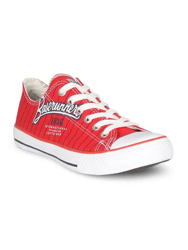 Lotto Men's Canvas Red White Shoe